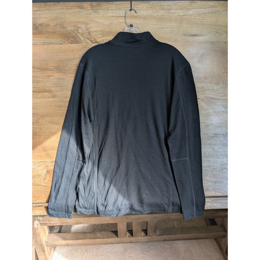 Ibex Lightweight Jacket Womens Medium Black Woolies 250 Long Sleeve Full Zip
